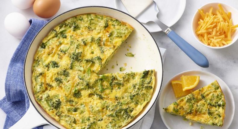 Cheese fritata