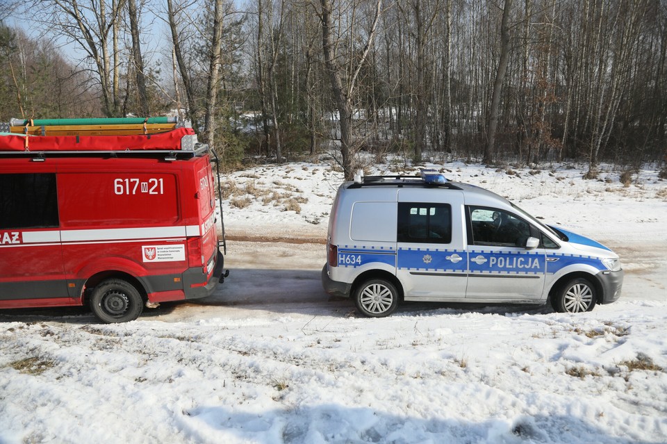 Poszukiwania ciała Jana Lityńskiego w Narwi.