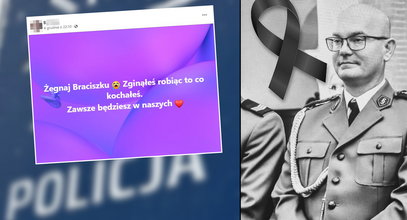 "Braciszku, zginąłeś, robiąc to, co kochałeś". Poruszające słowa siostry zastrzelonego policjanta