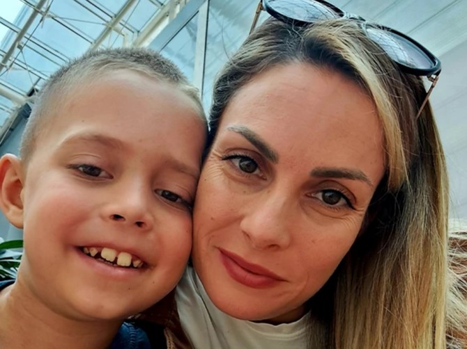 Jelena sa sinom Konstantinom