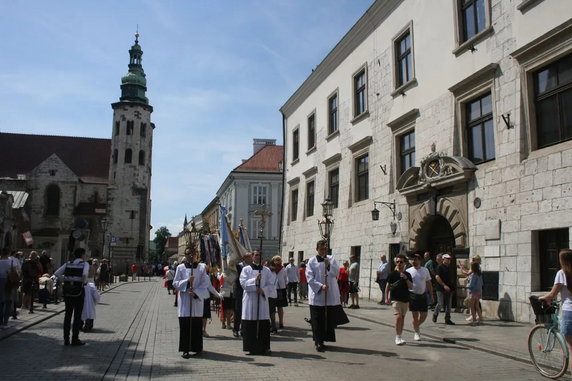 Procesja Bożego Ciała w Krakowie