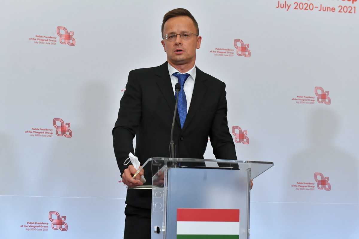 Minister spraw zagranicznych Węgier Peter Szijjarto