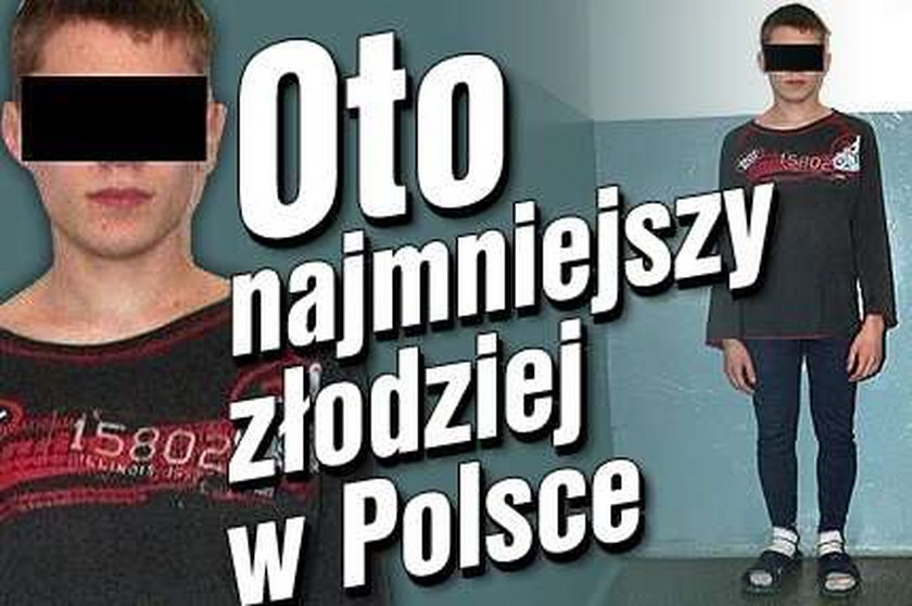 Oto najmniejszy złodziej w Polsce