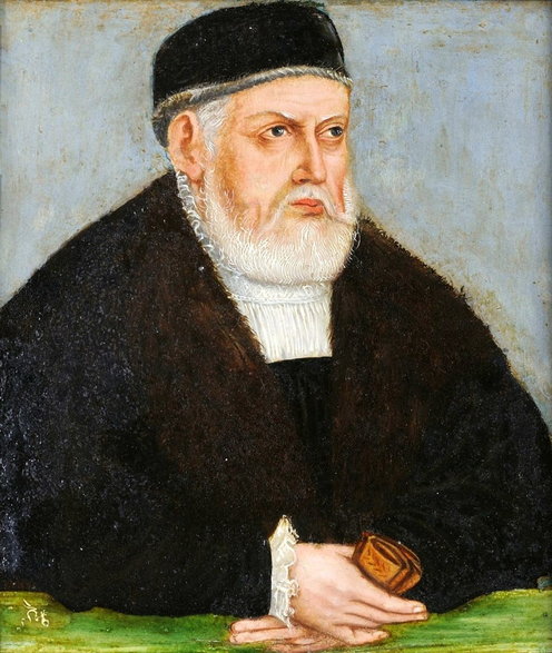 Zygmunt Stary - Portret warsztatu Lucasa Cranacha Młodszego, ok 1555 r