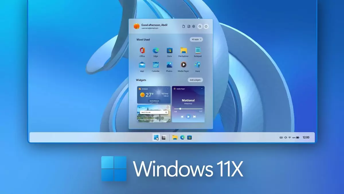 Windows 11X to koncepcyjna wizja następcy Windowsa 11