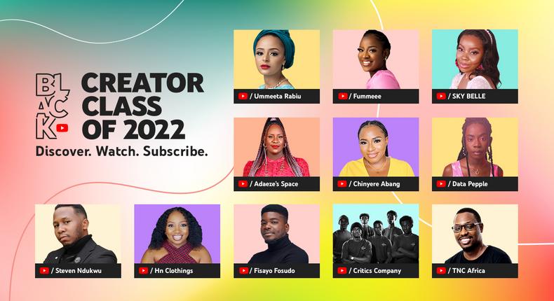 26 African YouTube creators selected to join second year of #YouTubeBlack Voices Fund 