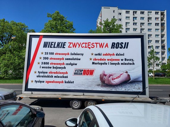 Protest przed Cmentarzem Żołnierzy Radzieckich