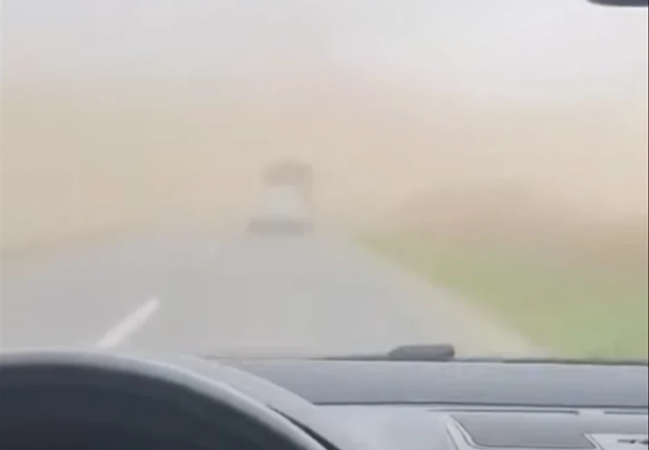 Peščana oluja u Staroj Pazovi