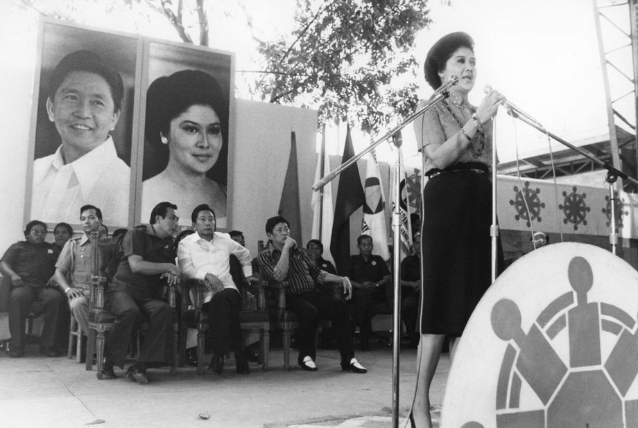  Imelda Marcos w Manilii w 1978 r. 