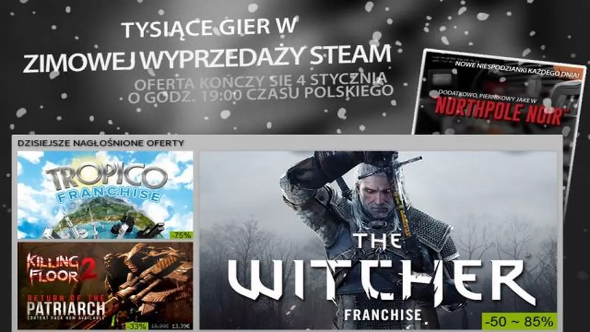 Ruszyły zimowe wyprzedaże na Steamie i Originie. Posiadacze konsol też znajdą coś dla siebie