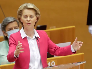 Ursula von der Leyen przemawia w Parlamencie Europejskim