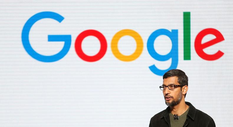 Google CEO Sundar Pichai.
