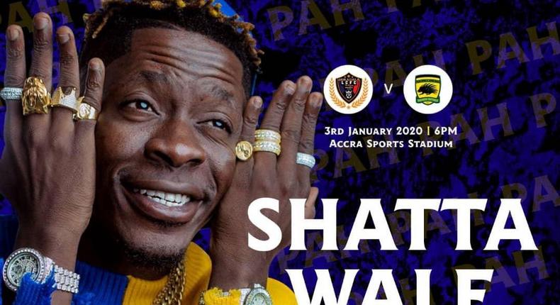 GPL: Shatta Wale says he’s supporting Legon Cities to beat Asante Kotoko