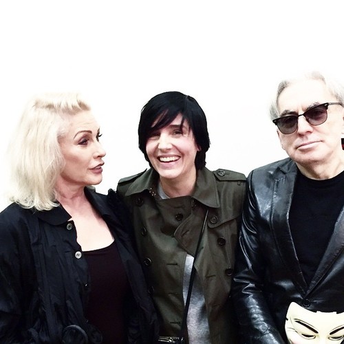 Sharleen Spiteri w towarzystwie Debbie Harry i Chrisa Steina