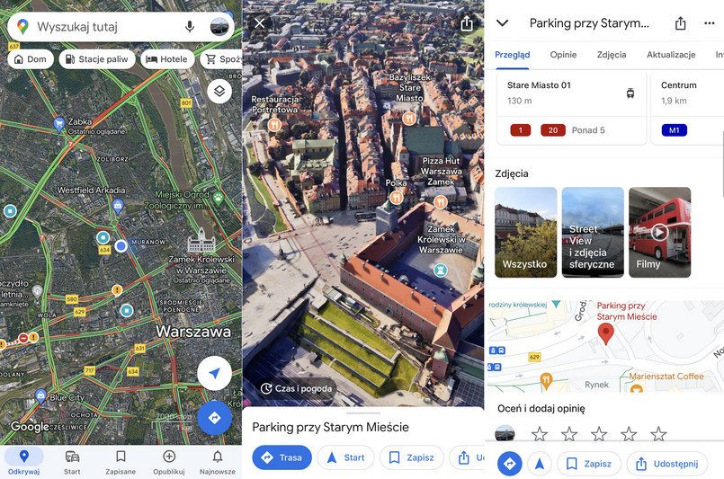 Google Maps czy Yanosik