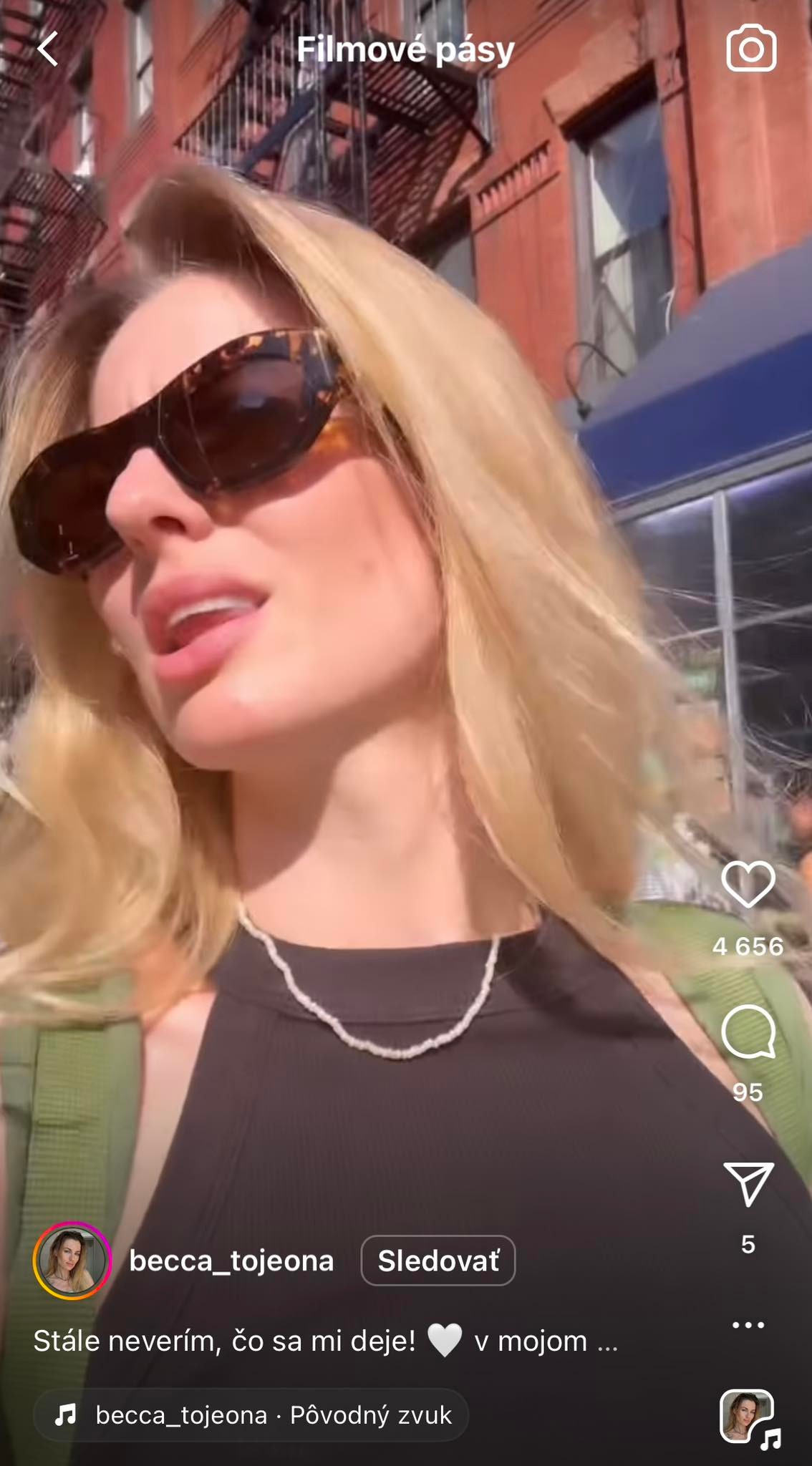 Becca si užíva Ameriku.
