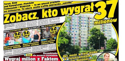 Zobacz, kto wygrał 37 milionów