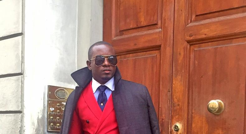 Uche Nnaji looking dapper at Pitti Uomo