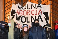 Protesty przeciwko zaostrzeniu prawa aborcyjnego.