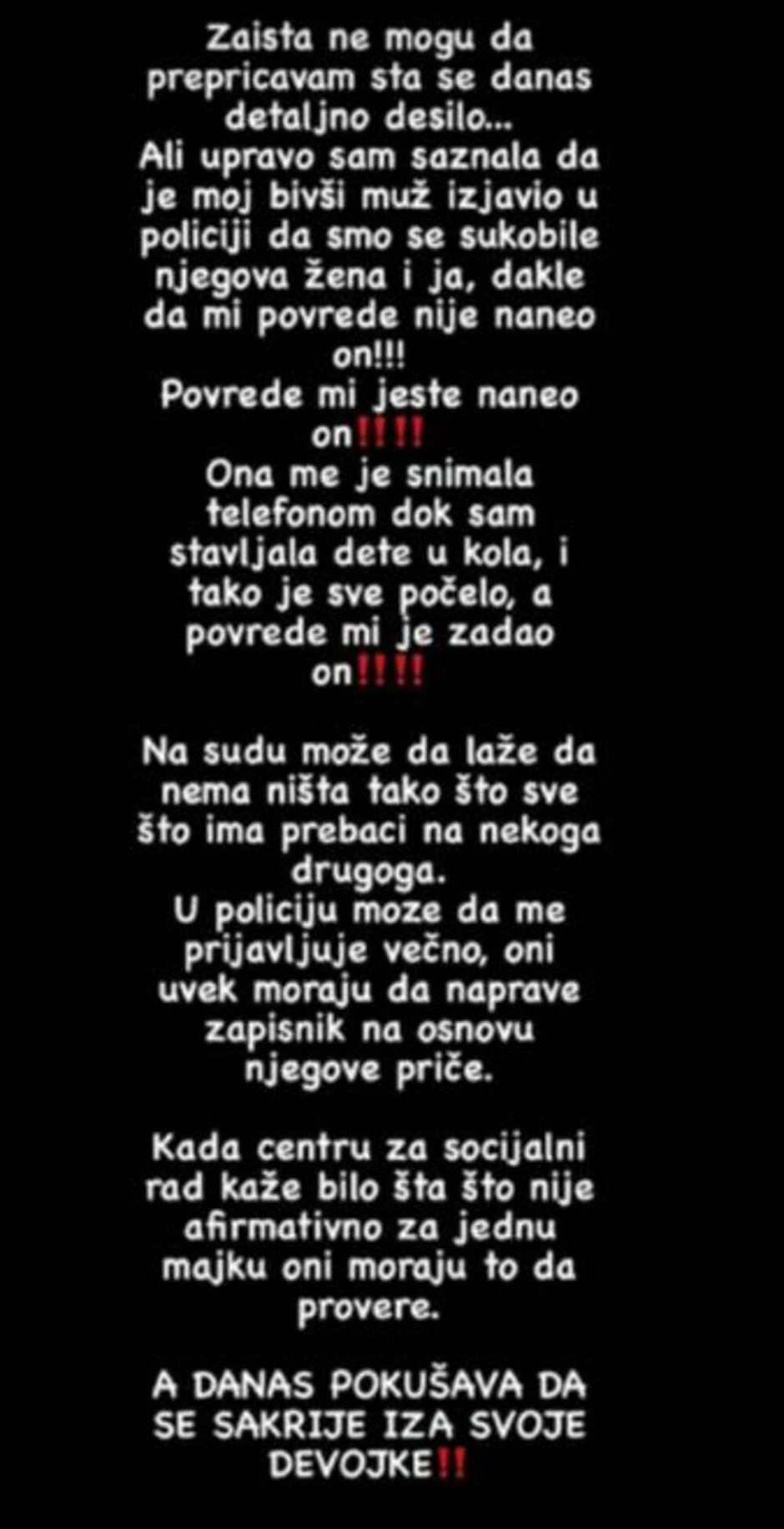 Jelena Đuričanin o bivšem mužu