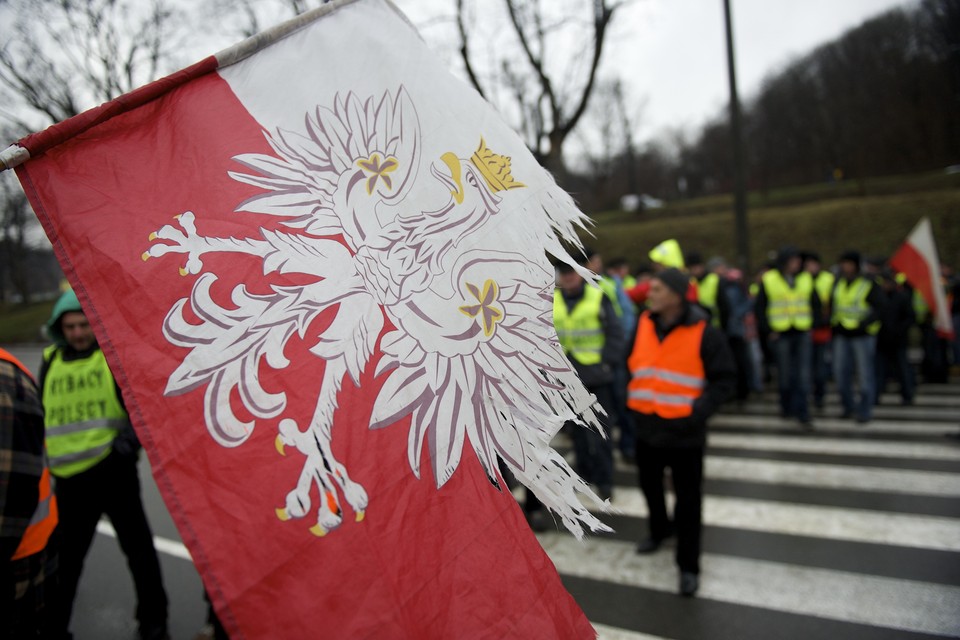 Protest rybaków w Gdańsku