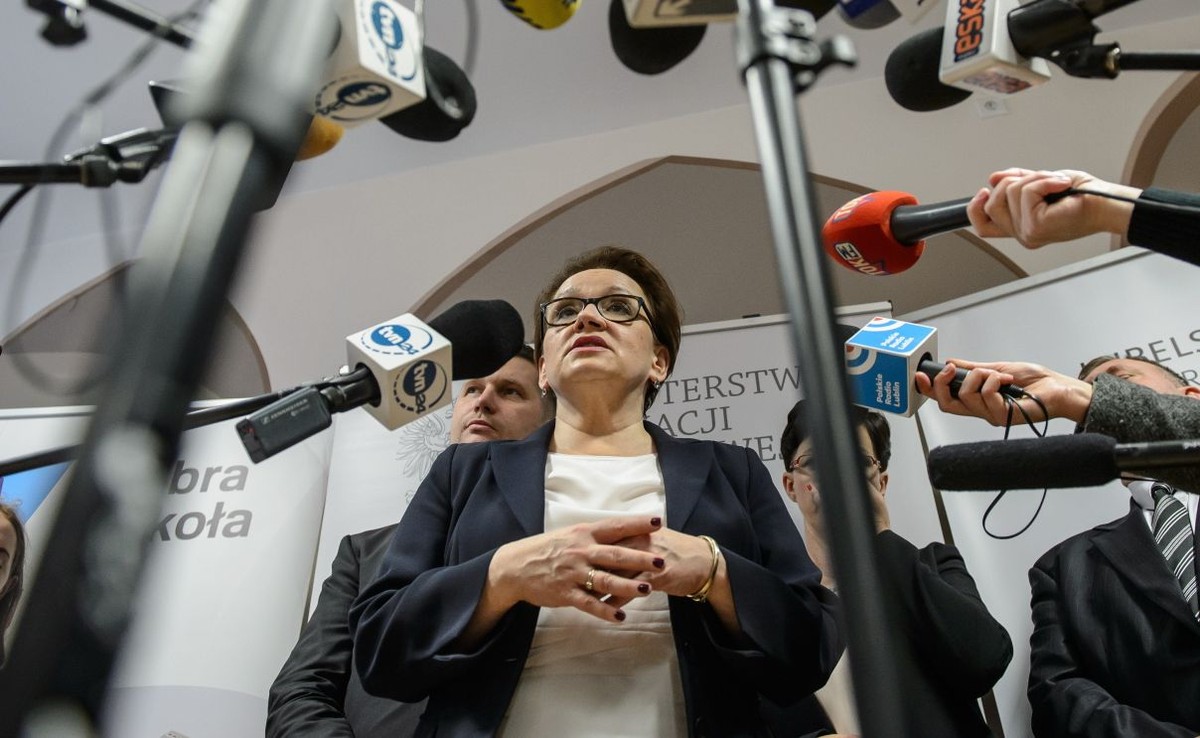 Minister edukacji narodowej Anna Zalewska