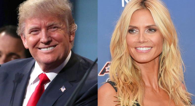 Donald Trumps hits hard on Heidi Klum