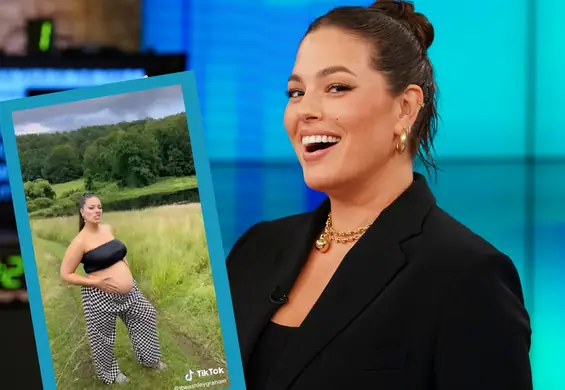 Ashley Graham jest w ciąży. Modelka opublikowała zabawny filmik