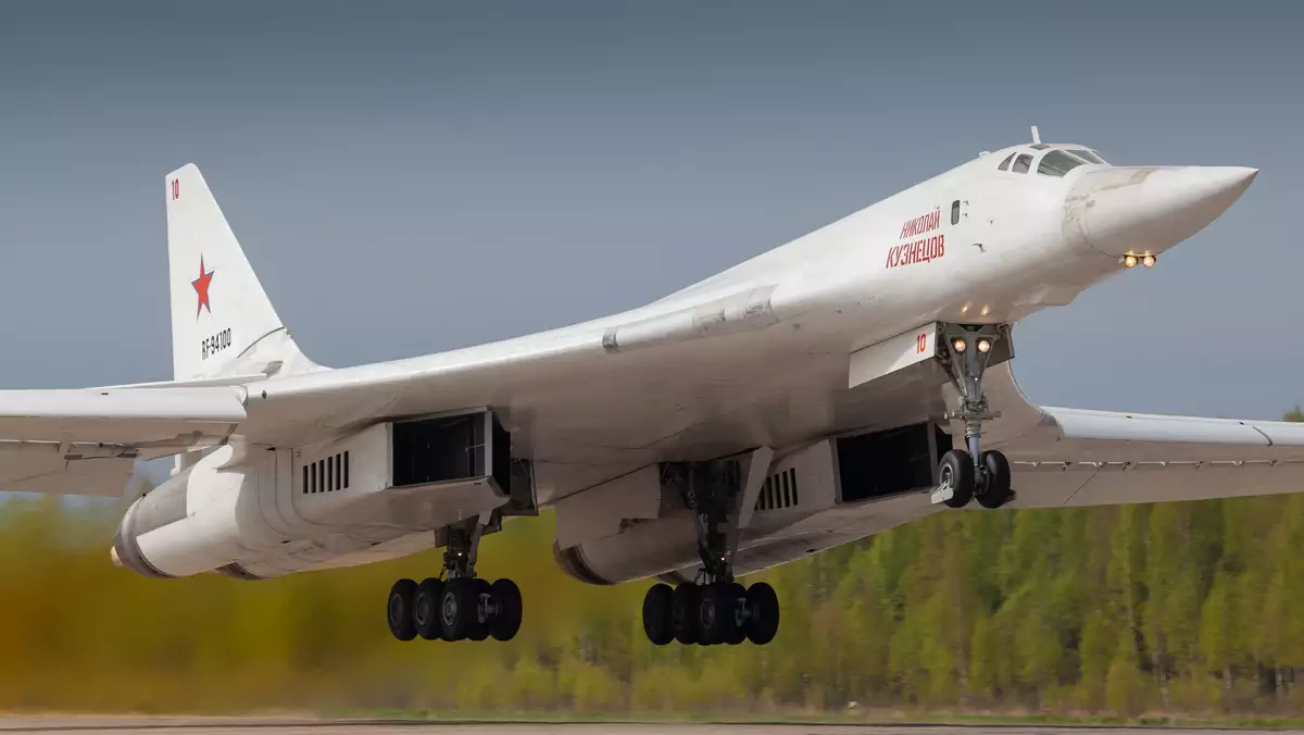Na zdjęciu bombowiec Tu-160