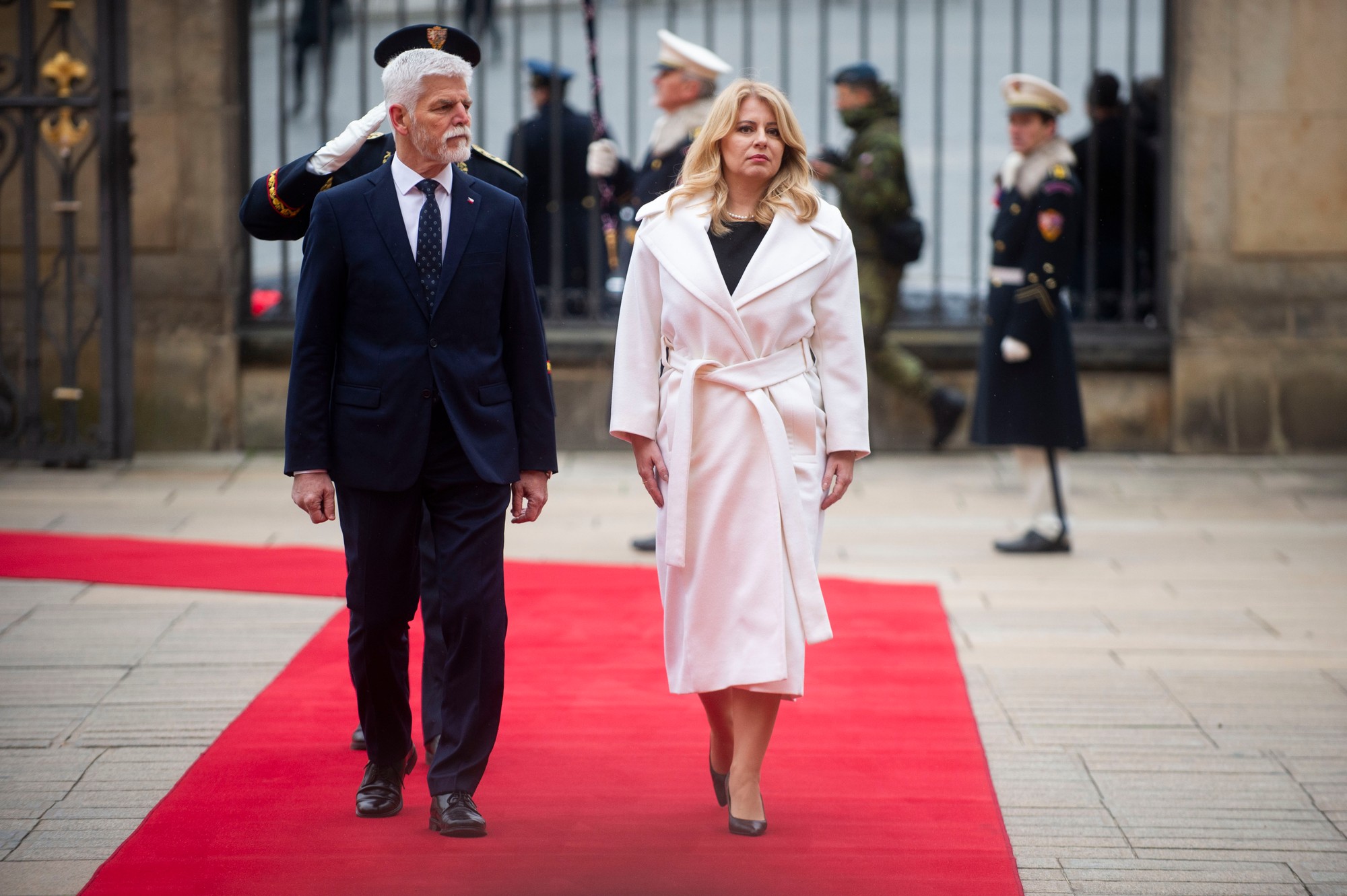 Zuzana Čaputová a český prezident Petr Pavel.