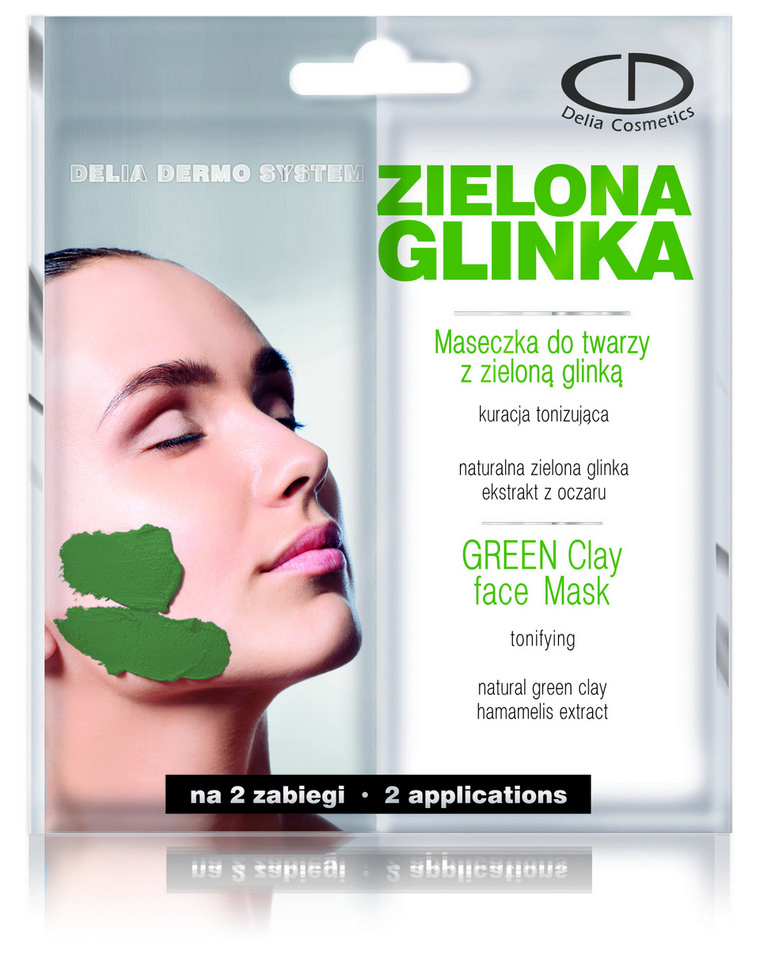 Delia, maseczka DermoSystem glinka zielona