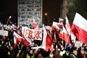 Organizowana przez Prawo i Sprawiedliwość manifestacja "Protest Wolnych Polaków" w Warszawie