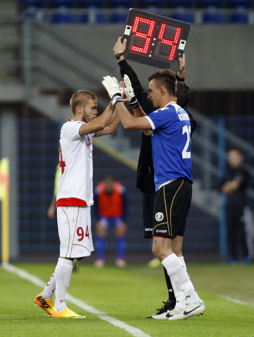 Mecz ekstraklasy Piast - Widzew