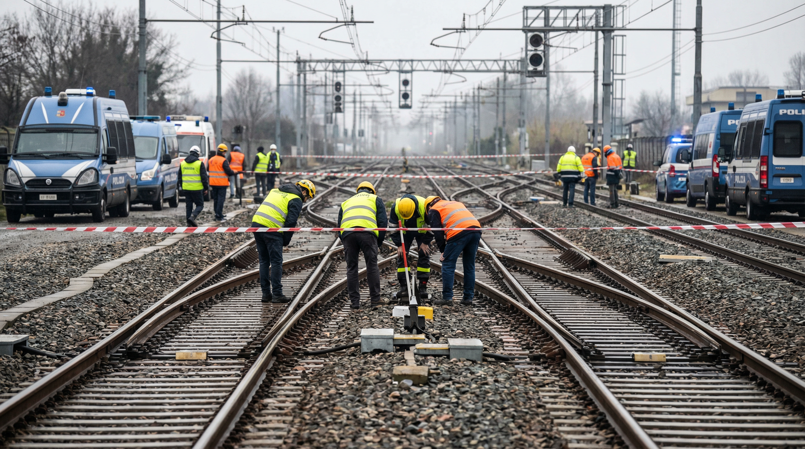 Trois incidents ferroviaires suspects en Italie - la piste des Jeux olympiques