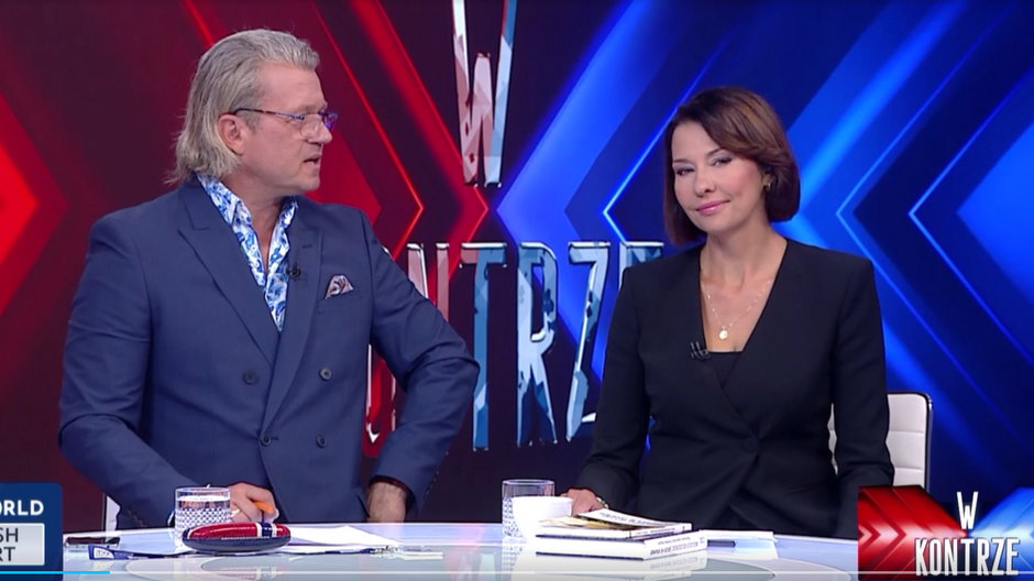Jarosław Jakimowicz i Anna Popek w programie "W kontrze" (26.08.2022)