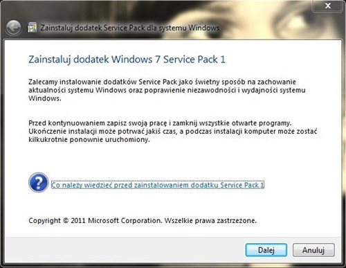 Takiego okna dialogowego w Windows 7 już więcej nie zobaczycie... 