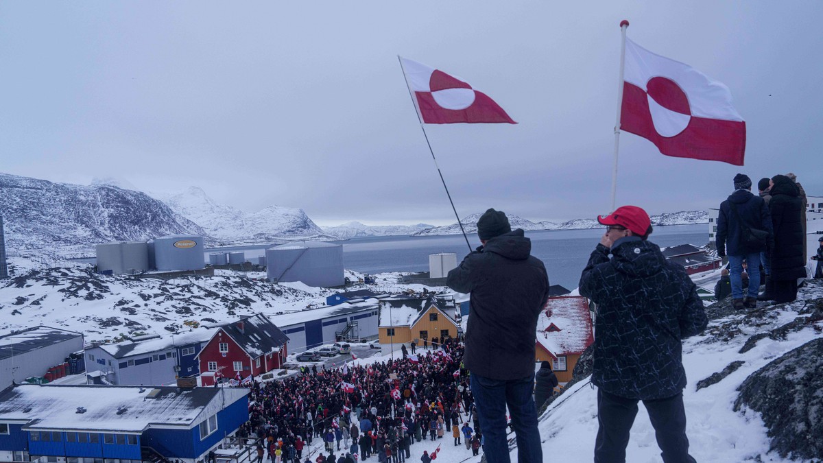 Premijer Grenlanda predvodio proteste u Nuku protiv američkog preuzimanja ostrva