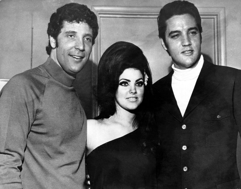 Tom Jones, Priscilla Presley i Elvis Presley