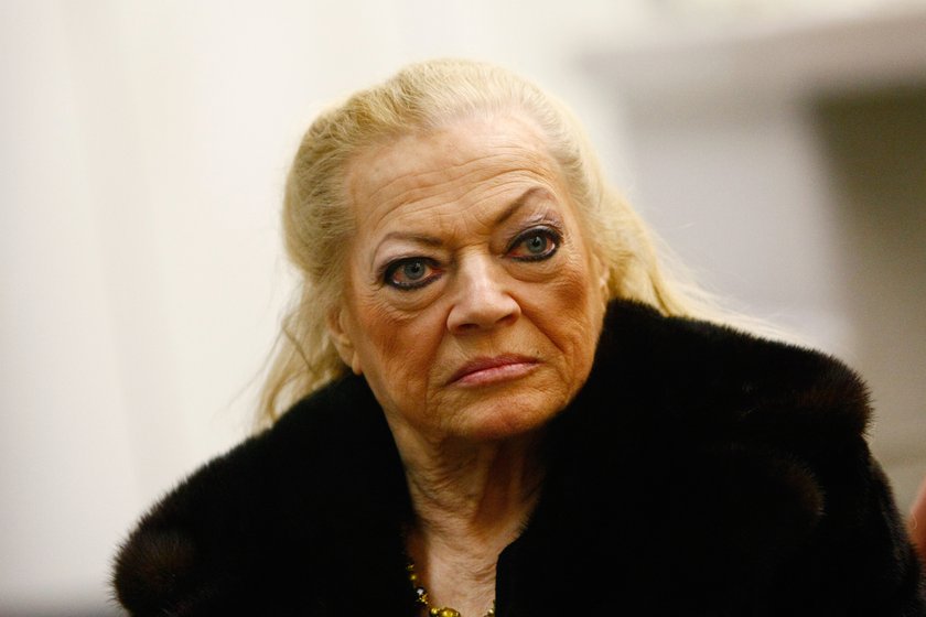 Anita Ekberg w lutym 2013 roku