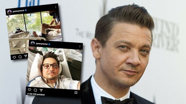 Jeremy Renner złamał ponad 30 kości. Przejechał go siedmiotonowy pług