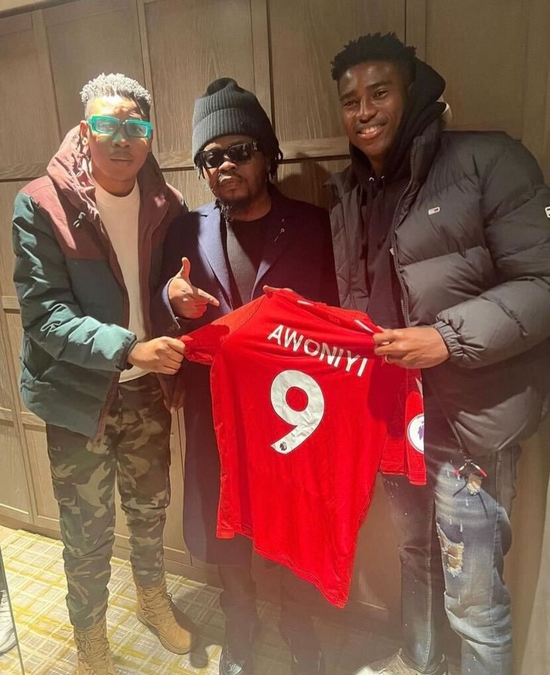 Taiwo Awoniyi and Olamide / TaiwoAwoniyi (Instagram)