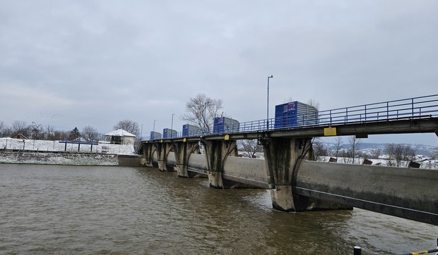 Brana sa koje je žena skočila u Zapadnu Moravu kod Čačka