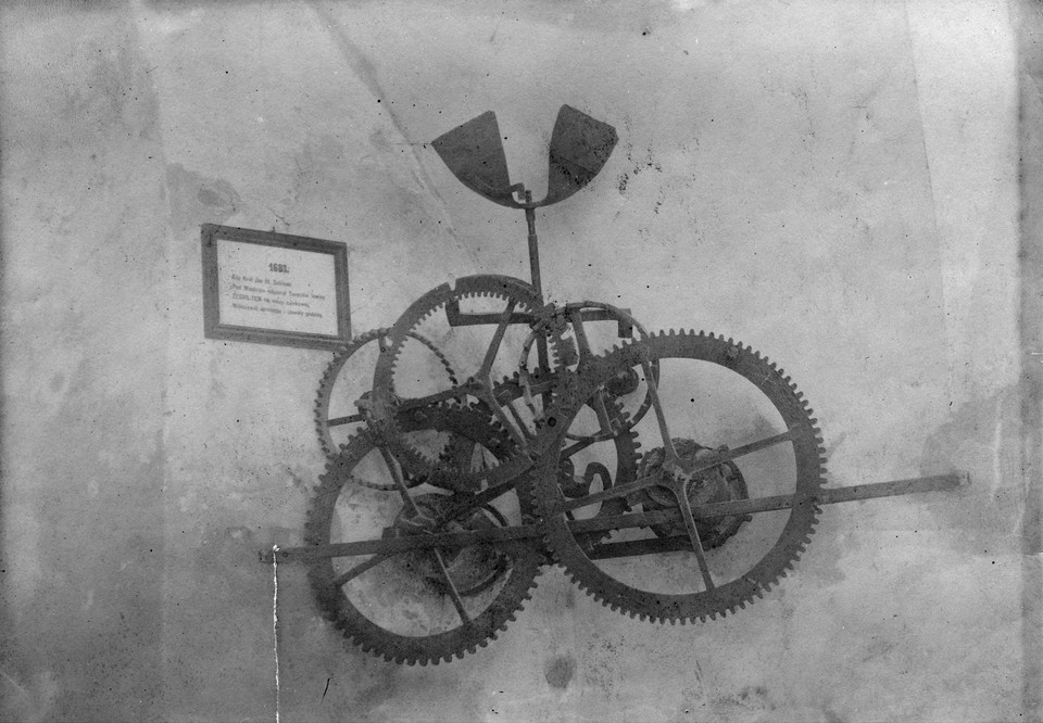 Mechanizm zegara zamku Podhorce (1925)