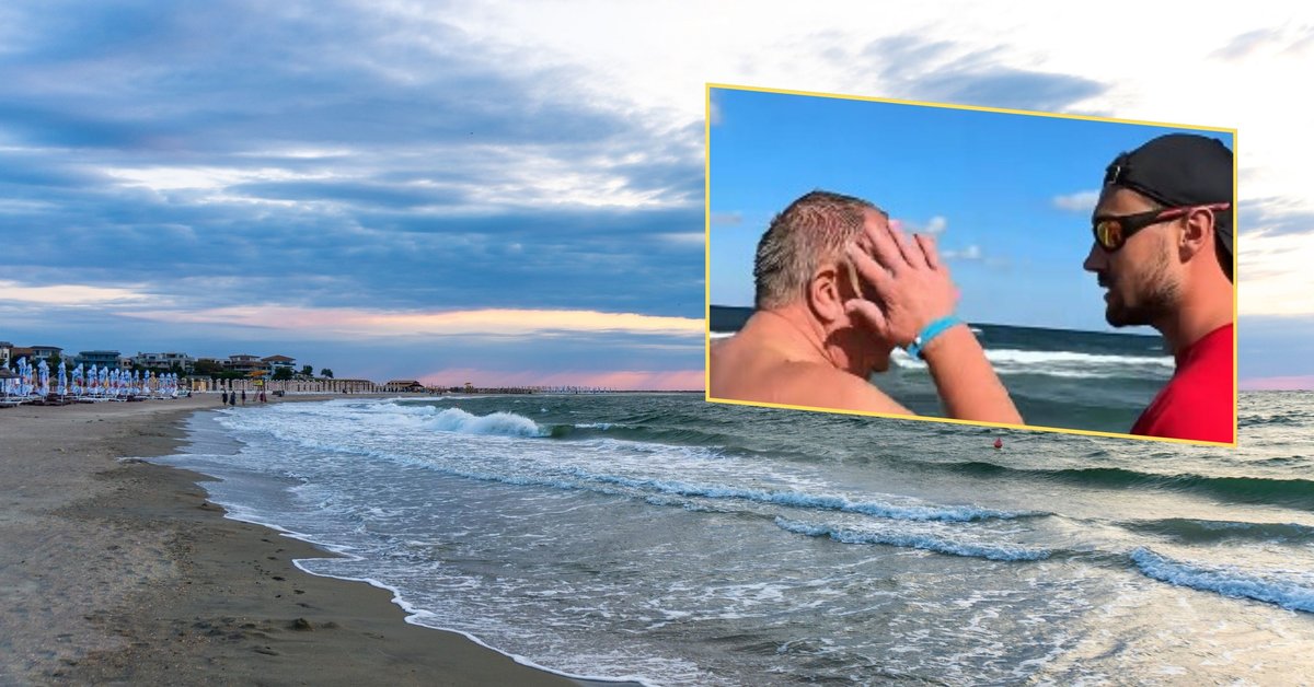 Polish Lifeguard Warns Russian Tourist About Dangerous Black Sea Currents