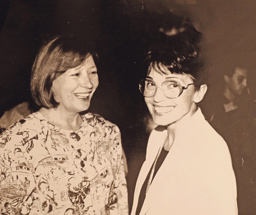 Sa koleginicom Olgom Savić