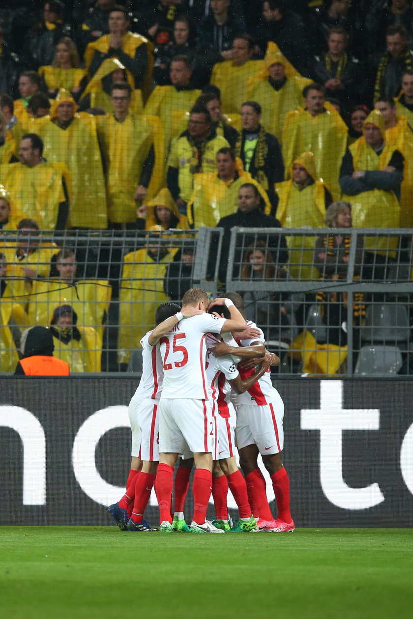 Pilka nozna. Liga Mistrzow. Borussia Dortmund - AS Monaco. 12.04.2017