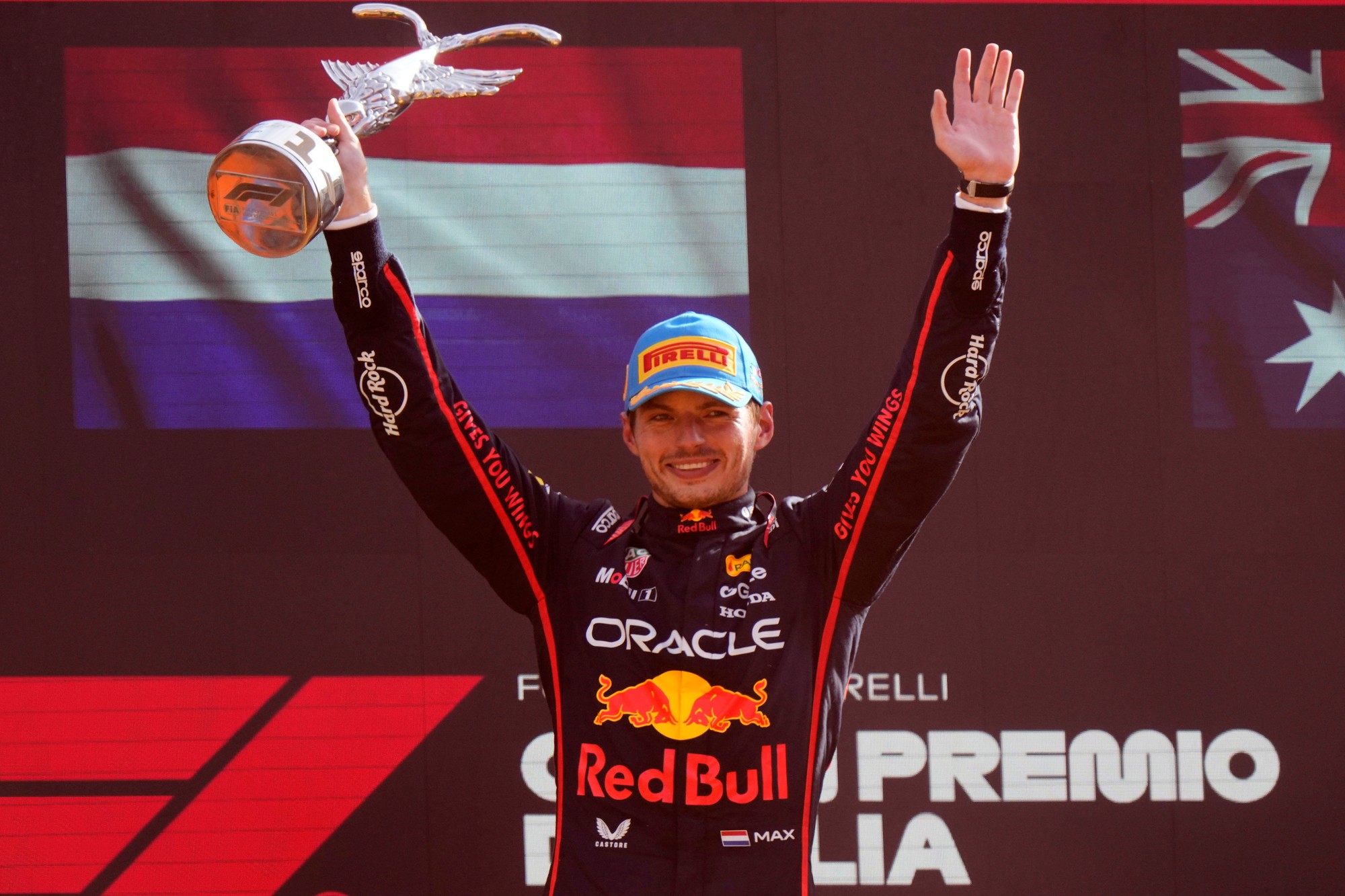 Veľká cena Talianska 2025: Holandský pilot Max Verstappen (Red Bull).