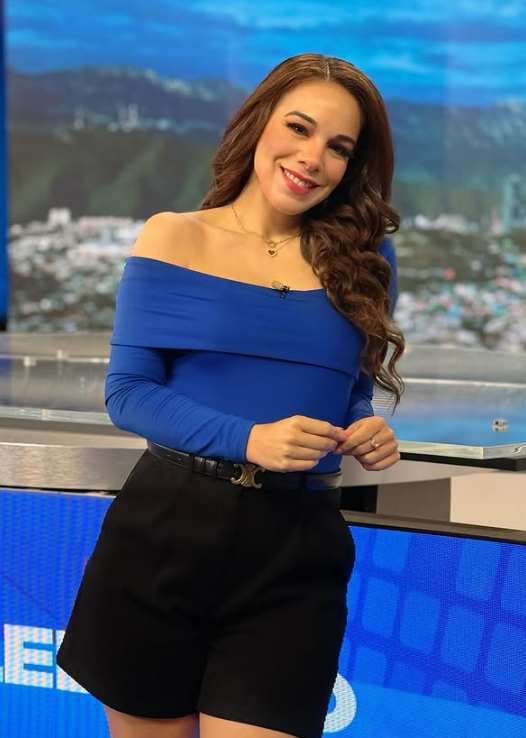 Estrella bola známou televíznou moderátorkou.