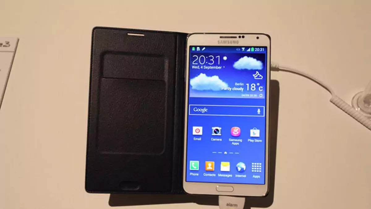 IFA 2013: Samsung Galaxy Note 3 - zdjęcia prosto z targów