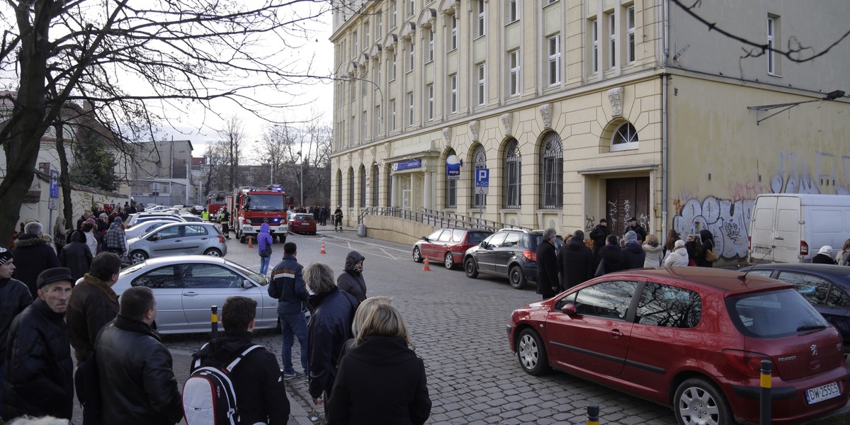 Pożar przychodni przy ul. Dobrzyńskiej